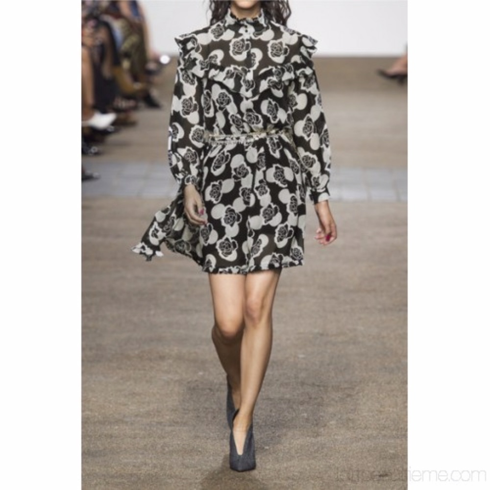 {Topshop} Unique Crawford Floralprint Dress - Sz 8